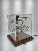 Handmade Copper Marble Machine: Kinetic Rolling Ball Sculpture