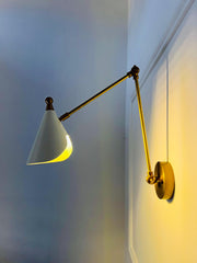 Modern Brass Scicosso Style Wall Sconce Timeless Elegant Mid Century Italian Wall Lamp