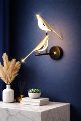 Modern Magpie LED Wall Light – Artistic Bird Sconce for Bedroom, Living Room & Home Décor
