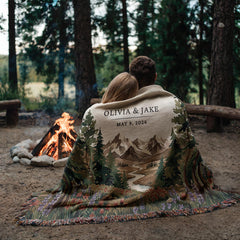 Personalized National Park Woven Blanket