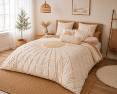Tufted Duvet Cover Set | Cotton Bedding