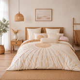 Tufted Duvet Cover Set | Cotton Bedding