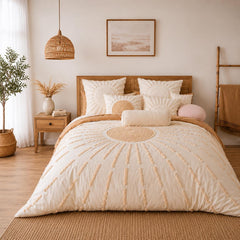 Tufted Duvet Cover Set | Cotton Bedding