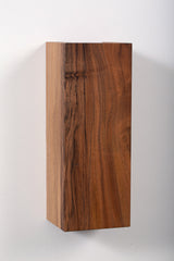 Walnut Wooden Sconce Lamp, Wood Wall Sconces, Industrial Decor Lighting, Solid Rustic Wood Lights, LED Bulb Included (11 x 4 x 3 inches)