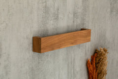Walnut Minimalist Wooden Linear Wall Lamp, Wooden Wall Sconce, Walnut Wood Wall LED Light, Dimmable Industrial Sconce, 20x3x2 inches