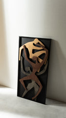 Human Wood Wall Art, Vertical Wall Decor