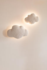 Bouclé Cloud Wall Light, Nursery Night Lamp, Kids Room Decor