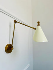 Modern Brass Scicosso Style Wall Sconce Timeless Elegant Mid Century Italian Wall Lamp