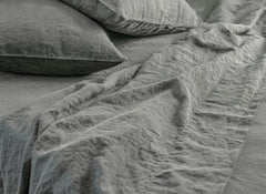 Linen Pillowcase Stone Washed Sham Pillow Case Cover Cushion Super Soft Standard Queen King Euro Pure Natural Organic Flax