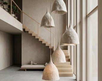 Handcrafted Wool Felt Pendant Light
